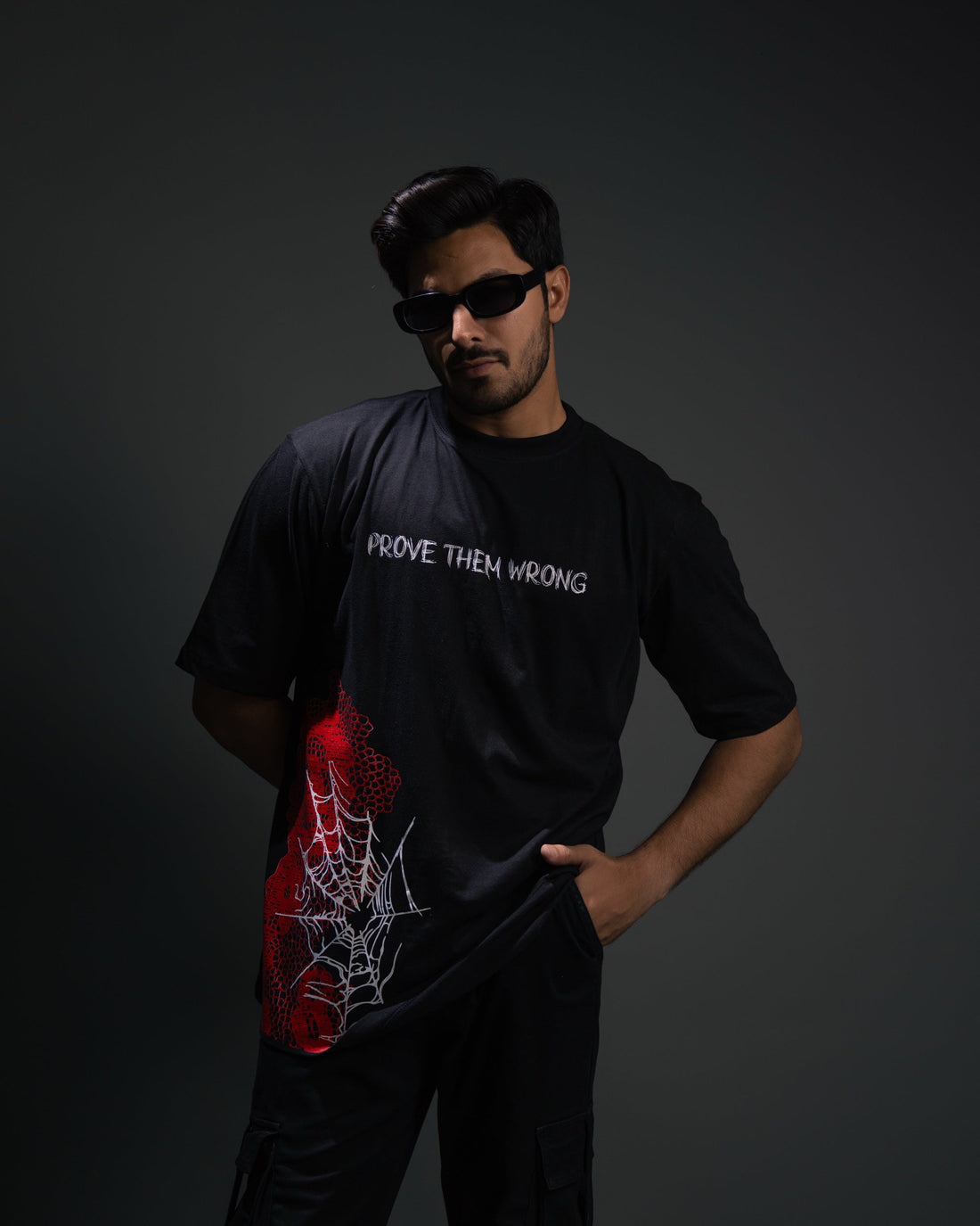 Prove Them Wrong oversized graphic tee by Elzari