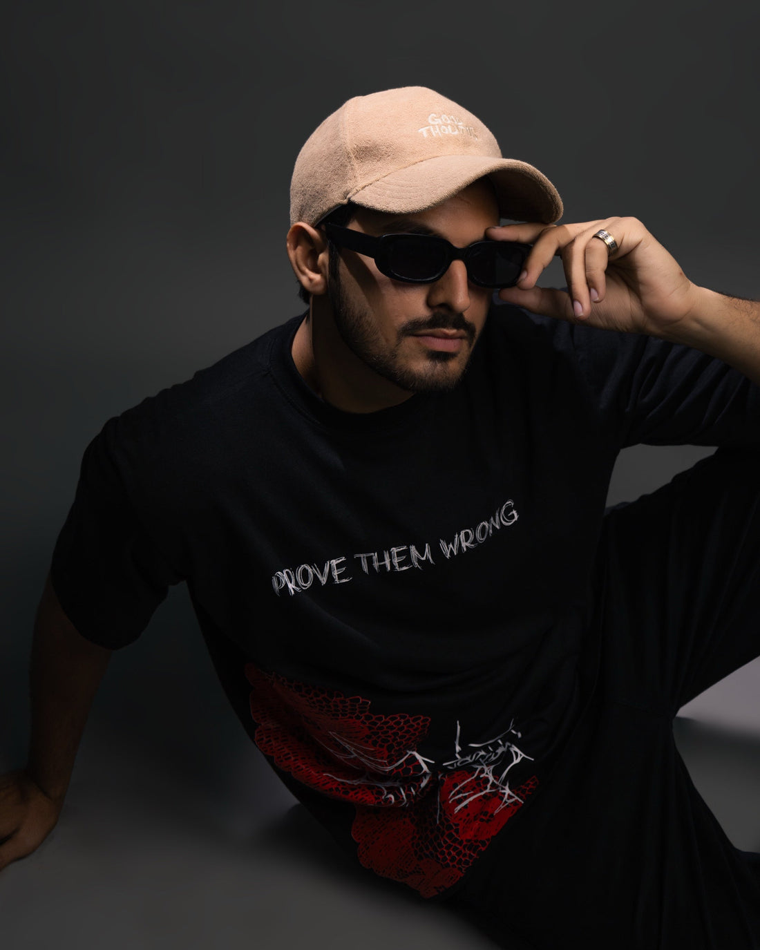 Prove Them Wrong oversized graphic tee by Elzari
