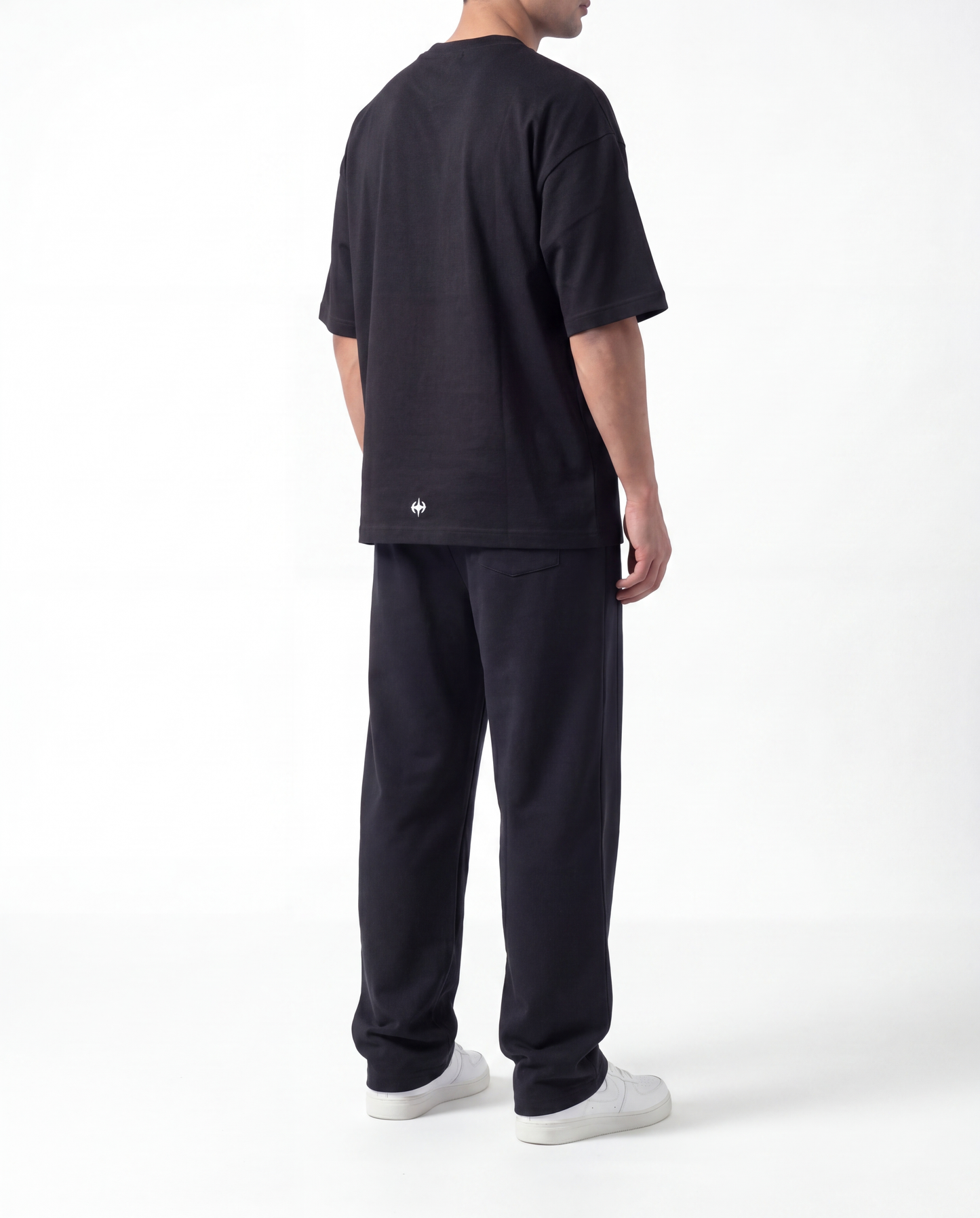 Blanks Black Drop Tee + Baggy Trouser