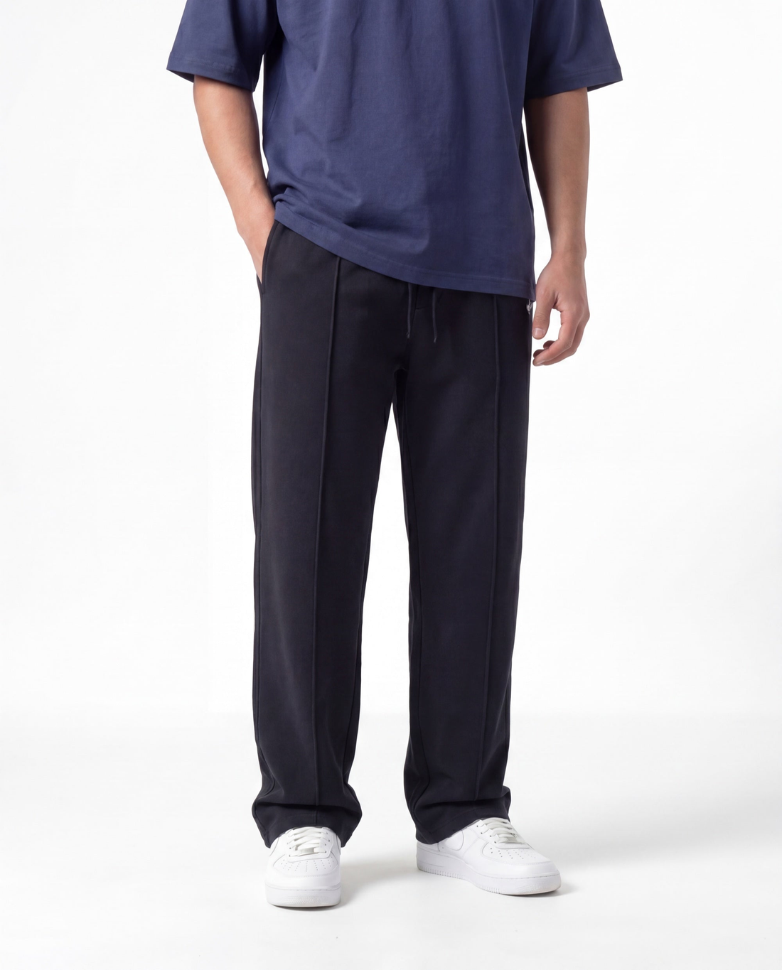 Blanks blue tee and baggy trouser bundle by Elzari