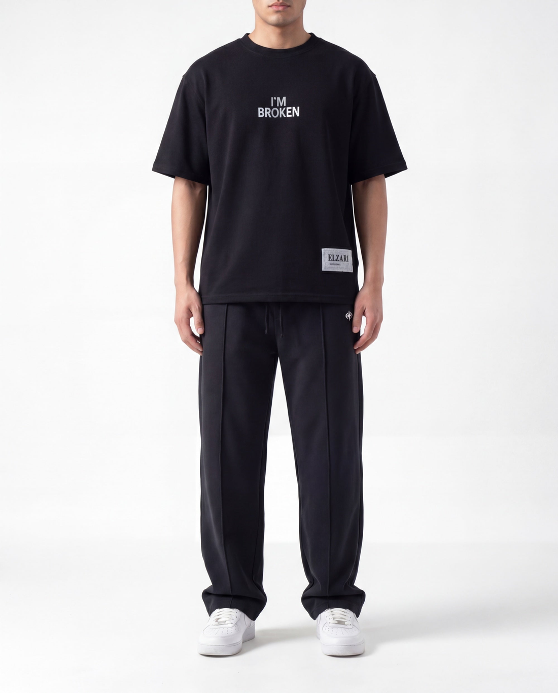 I Am Broken tee and baggy trouser bundle by Elzari