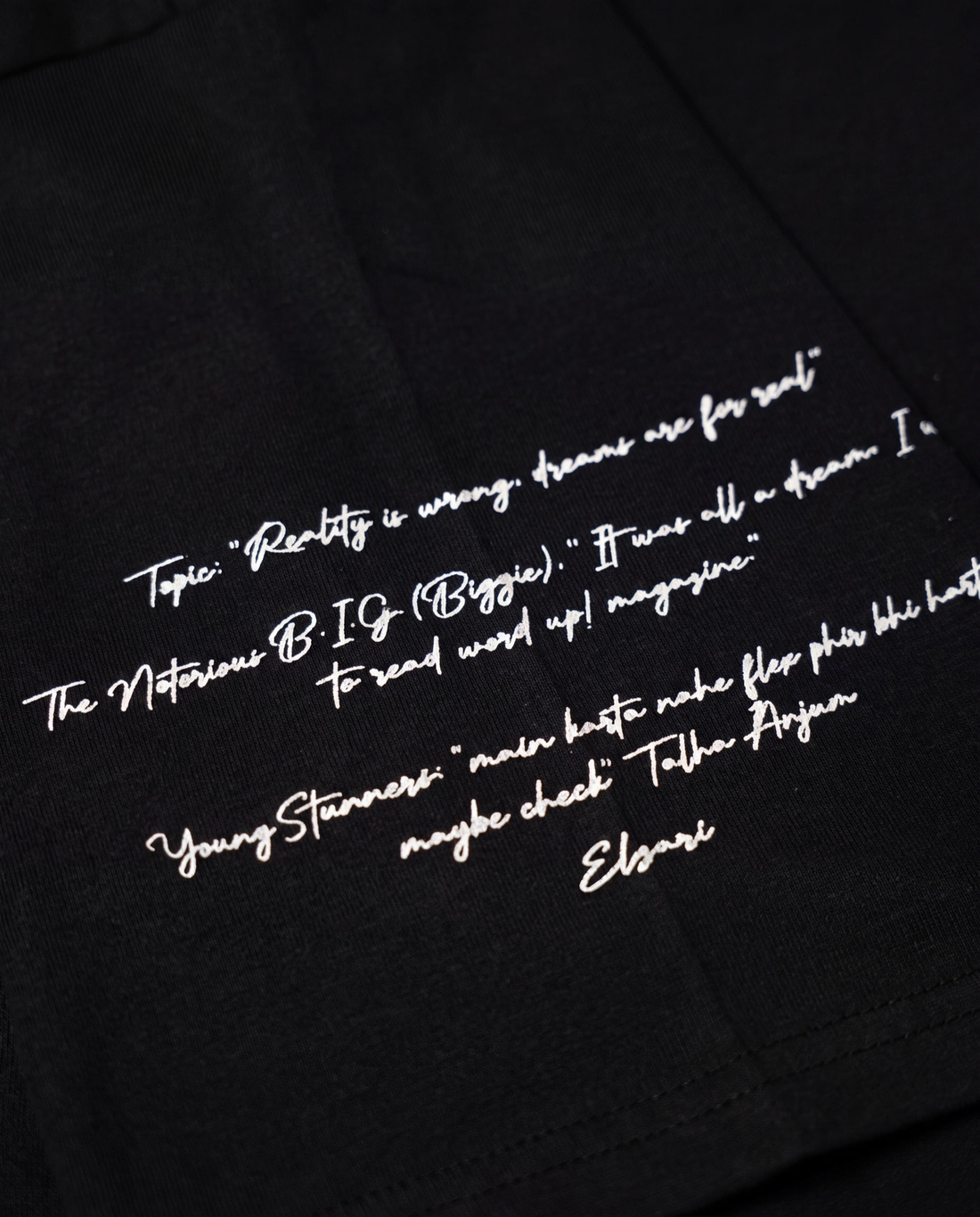 The Rap Culture collab oversized tee by Elzari