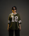 OG 18 green oversized basketball jersey by Elzari