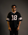 OG 18 black oversized basketball jersey by Elzari