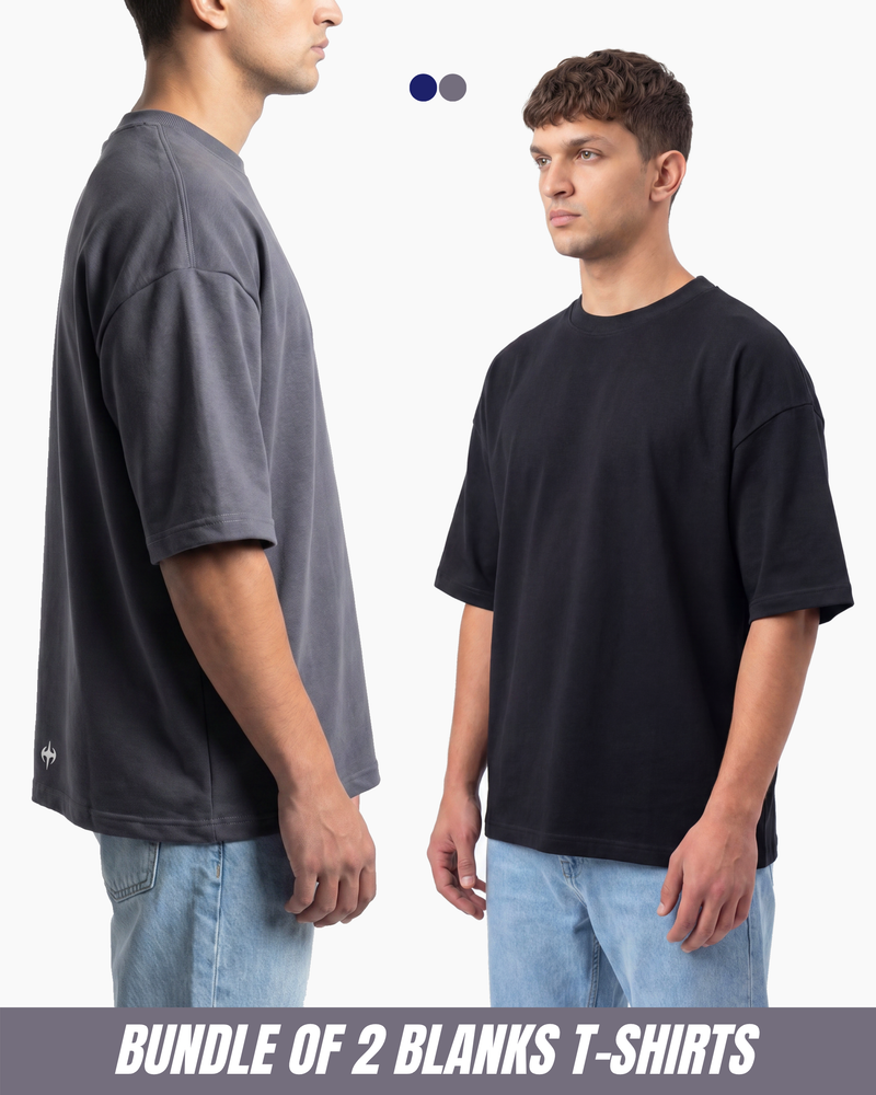 Blanks - PACK OF 2 (Black & Grey)