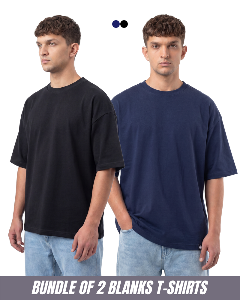 Blanks - PACK OF 2 (Black & Blue)