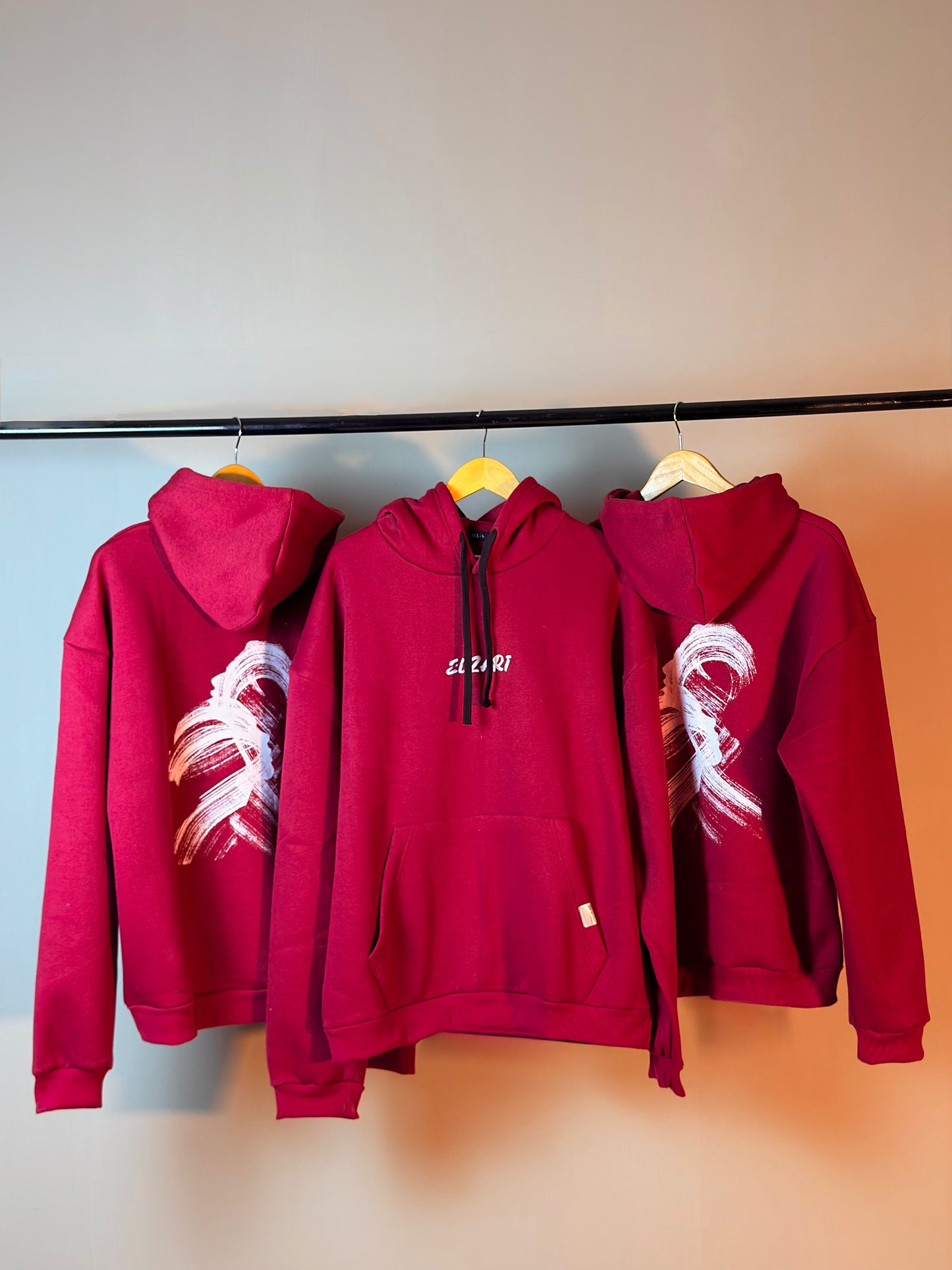 Hoodie Unisex  - Two Faces