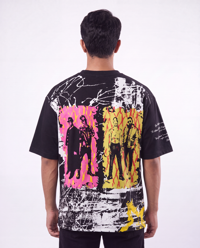 Unreleased Collab - The Rap Culture - Drop Shoulder Tee