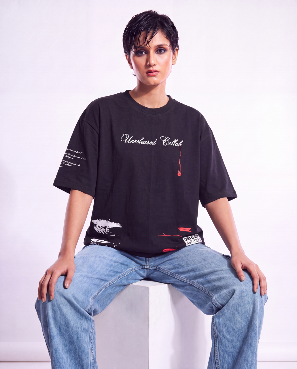 Unreleased Collab - The Rap Culture - Drop Shoulder Tee