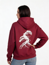 Two Faces oversized unisex hoodie by Elzari