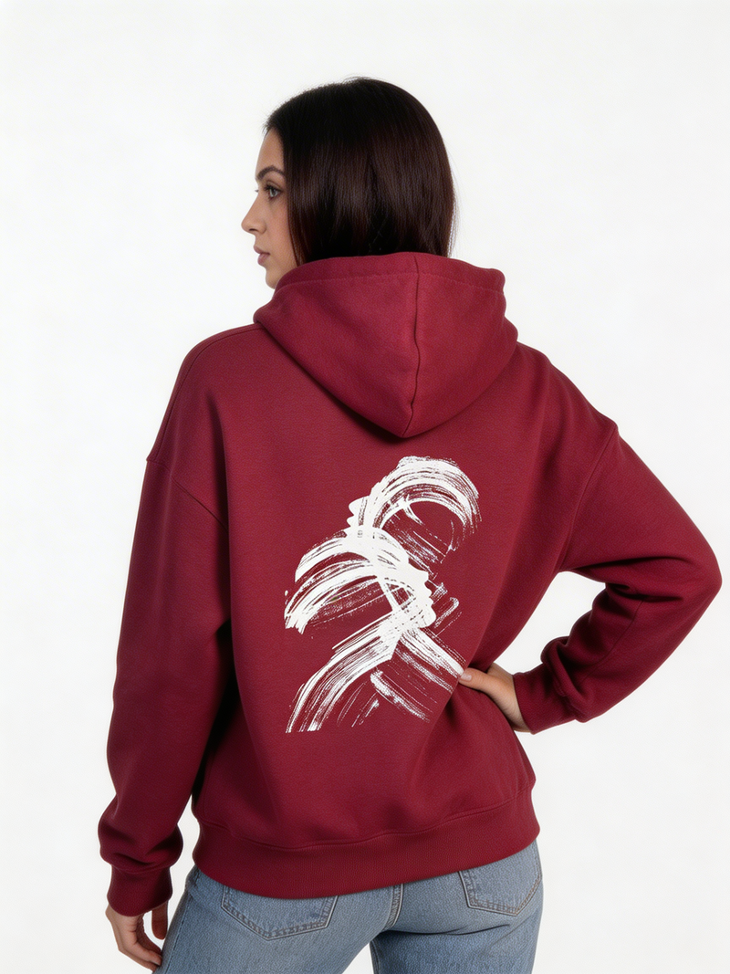 Hoodie Unisex  - Two Faces