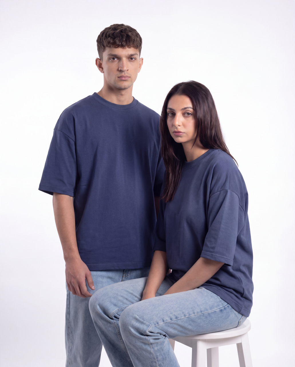 Blanks Drop Tee - Blue