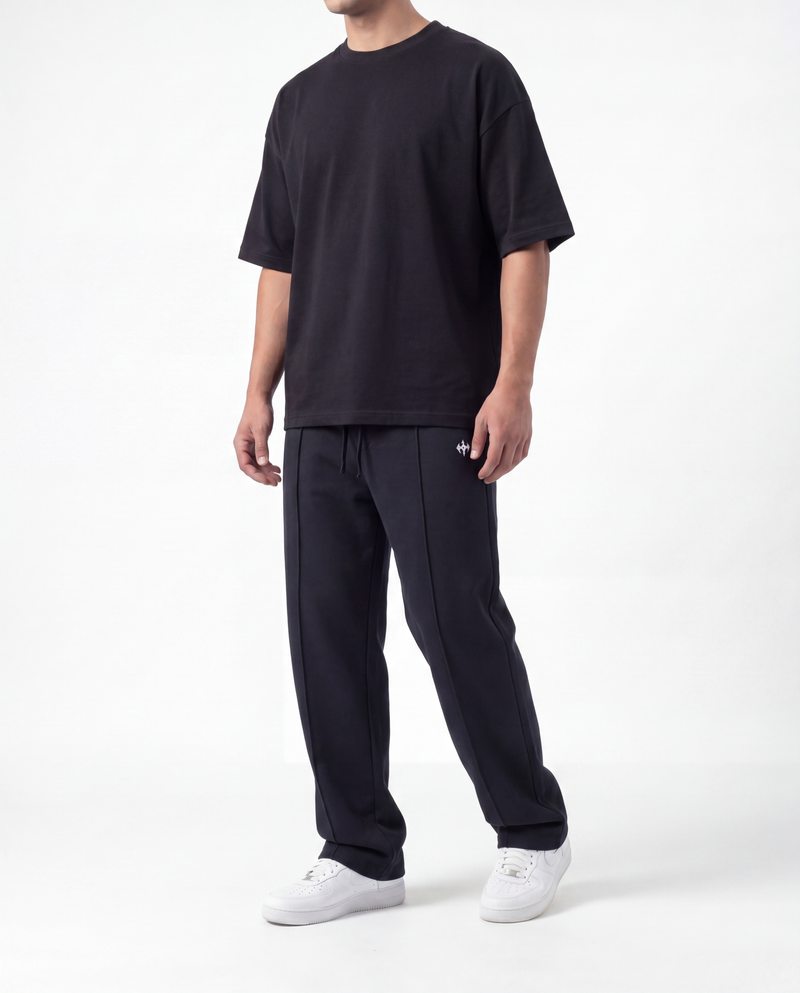 Blanks Black Drop Tee  + Baggy Trouser