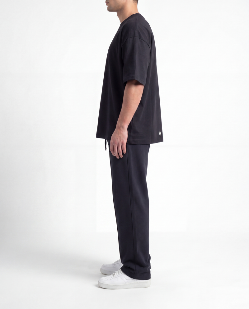 Blanks Black Drop Tee  + Baggy Trouser