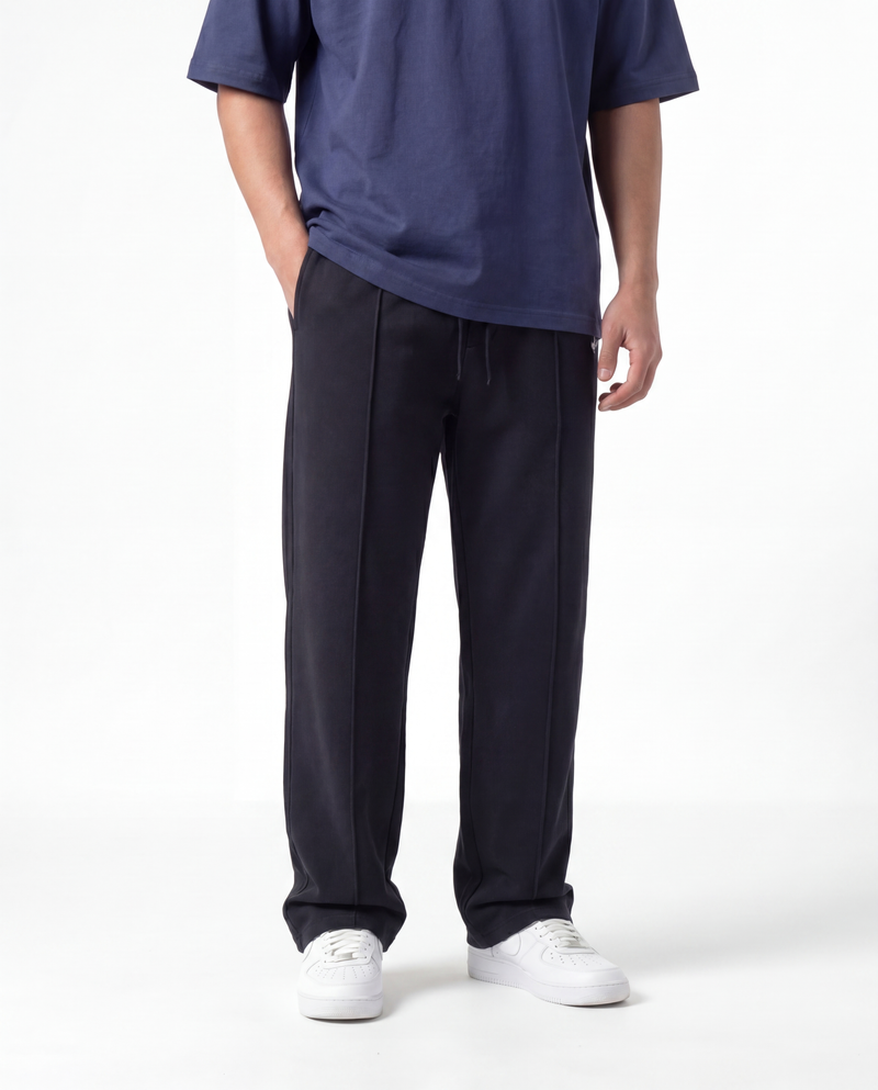 Blanks Blue Drop Tee + Baggy Trouser