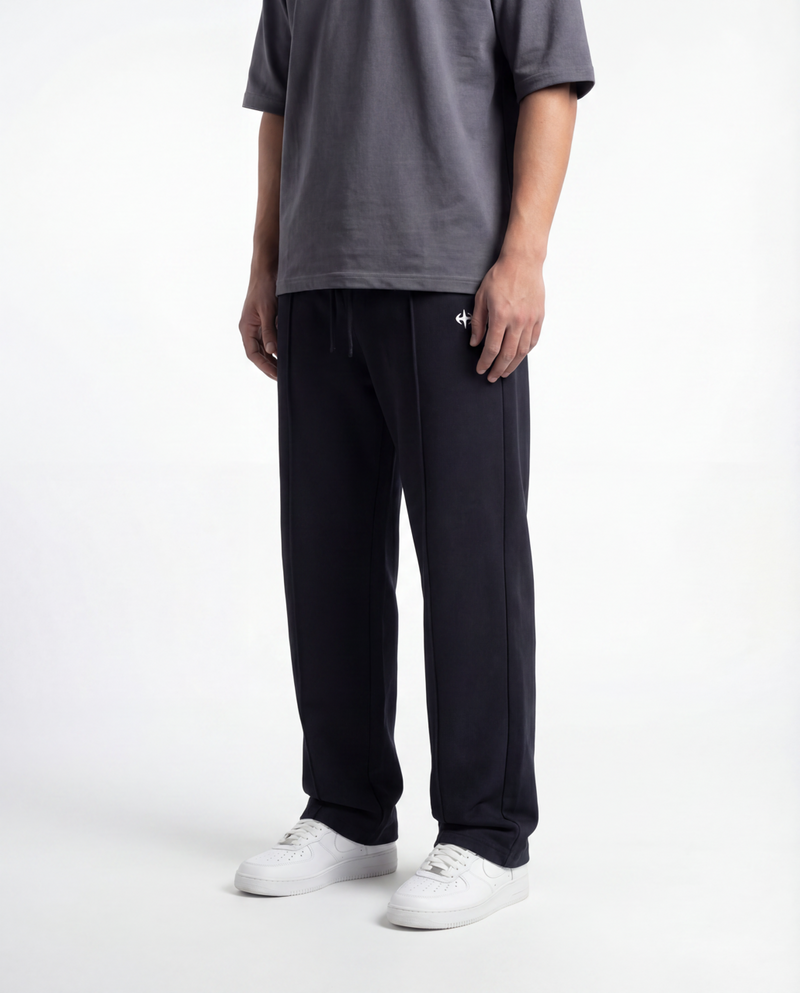 Blanks Grey Drop Tee + Baggy Trouser