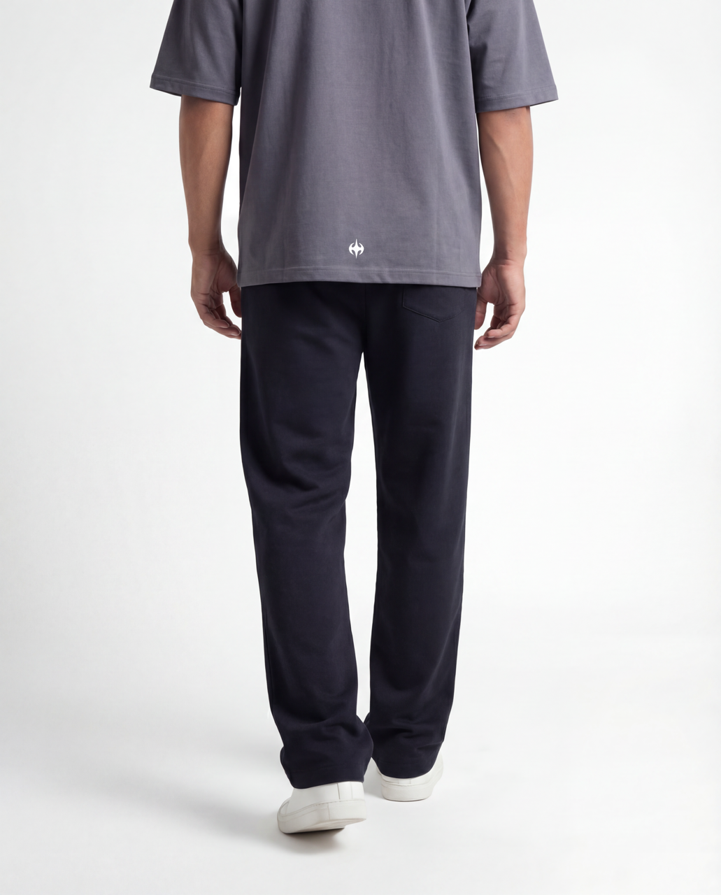 Blanks Grey Drop Tee + Baggy Trouser